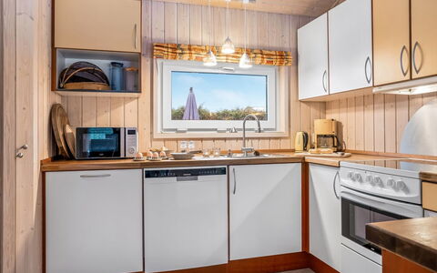 Henne - from the Sea: Kitchen, Wood, Interior Design, Flooring, Countertop, Floor, Kitchen Appliance, Major Appliance, Furniture, Room