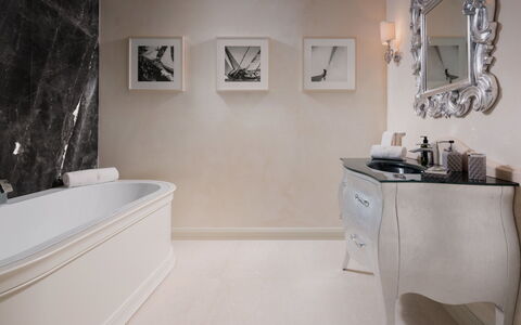 Celeste: Plumbing Fixture, Interior Design, Bathtub, White, Flooring, Bathroom, Tap, Floor, Plumbing, Sink