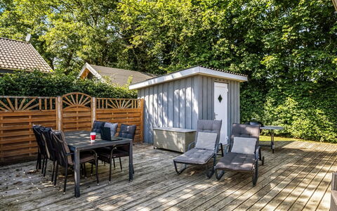 Alfwin - 300M from the Sea: Roof, House, Home, Cottage, Siding, Estate, Driveway, Garden Buildings, Yard, Shed