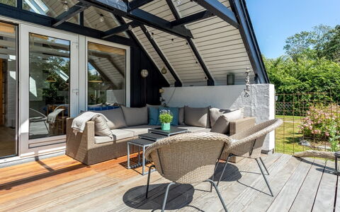 Frodde - 200M from the Sea: Home, Cottage, Porch, Hardwood, Siding, Deck, Shade, Plank, Estate, Garden Buildings