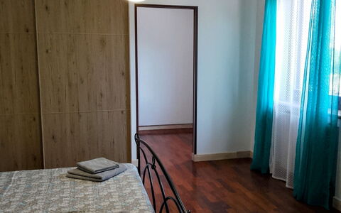 Villa Ginevra: Bed, Interior Design, Bedroom, Furniture, Floor, Flooring, Wood, Bed Sheet, Bedding, Room