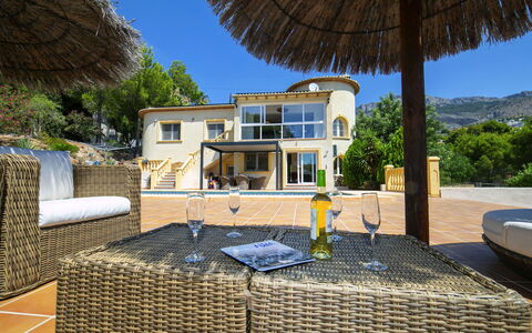 Gekko: Balcony, Porch, Leisure, Shade, Outdoor Furniture, Swimming Pool, Resort, Chair, Villa, Eco Hotel