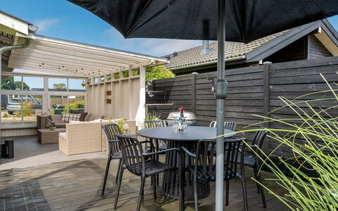 Urda - 50M from the Sea: Furniture, Wood, Outdoor Furniture, Table, Outdoor Table, Chair, Flooring, Deck, Porch, Floor