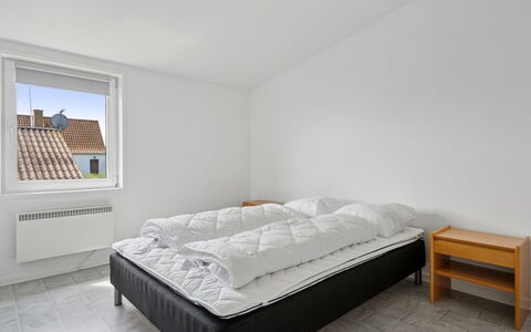Fani - 150M from the Sea: Bedroom, Wood, Floor, Bed, Flooring, Bedding, Bed Sheet, Ceiling, Interior Design, Bed Frame