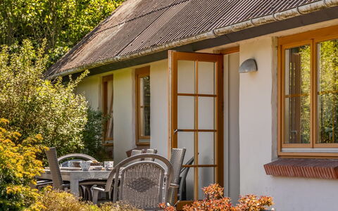 Elia - 5Km to the Fjord: Home, Roof, House, Door, Cottage, Shade, Garden, Groundcover, Porch, Yard