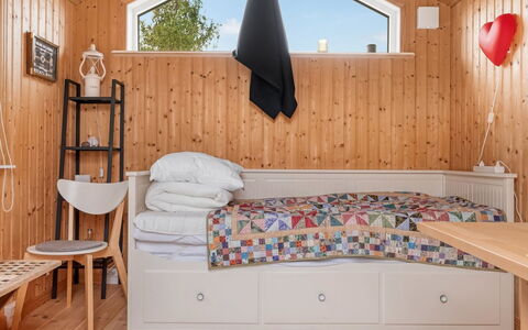 Thine - 800M from the Sea: Furniture, Interior Design, Wood, Bedroom, Floor, Room, Textile, Flooring, Bed, Ceiling