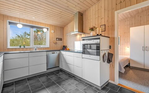 Anelise - 800M to the Fjord: Kitchen, Wood, Flooring, Kitchen Appliance, Major Appliance, Countertop, Ceiling, Interior Design, Floor, Cabinetry