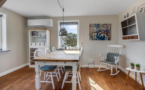 Paale - 208M from the Sea: Furniture, Interior Design, Flooring, Chair, Floor, Wall, Table, Wood, Wood Flooring, Dining Room