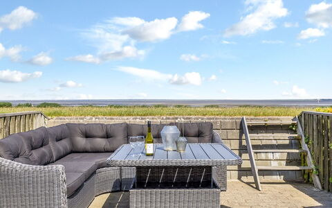 Kjera - 2.4Km from the Sea: Furniture, Outdoor Furniture, Outdoor Table, Deck, Chair, Hardwood, Plank, Patio, Outdoor Structure, Balcony