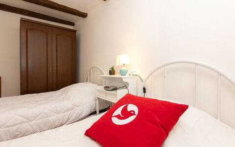 Les Jardins: Bed, Bedroom, Bedding, Bed Sheet, Wood, Linens, Floor, Furniture, Interior Design, Textile