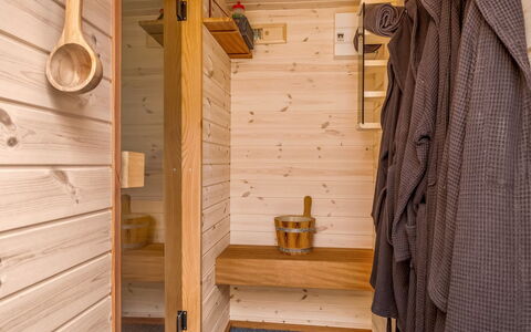Diderik - 20M to the Fjord: Cottage, Backyard, Yard, Garden Buildings, Shed, Siding, Outdoor Furniture, Log Cabin, Outdoor Structure, Shack