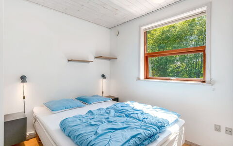 Lillebror - 12Km from the Sea: Interior Design, Bedroom, Wall, Bed, Flooring, Wood, Ceiling, Floor, Room, Furniture