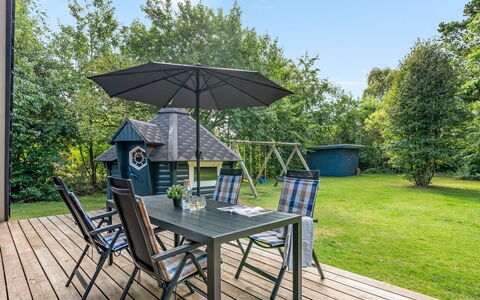 Hannele - 10Km from the Sea: Furniture, Chair, Outdoor Furniture, Wood, Table, Outdoor Table, Kitchen & Dining Room Table, Garden, Shade, Deck