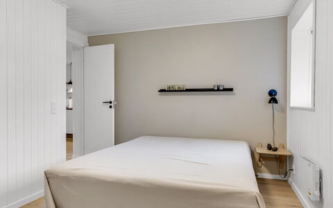 Nicklas - 250M from the Sea: Furniture, Interior Design, Wall, Flooring, Floor, Bed, Wood, Bedroom, Ceiling, Room