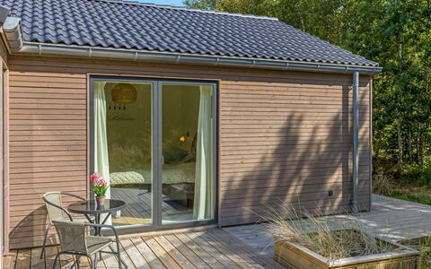 Aarthi - 575M from the Sea: Cottage, Backyard, Yard, Garden Buildings, Shed, Siding, Outdoor Furniture, Log Cabin, Outdoor Structure, Shack