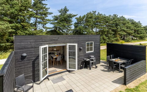 Mattheus - 900M from the Sea: Cottage, Backyard, Yard, Garden Buildings, Shed, Siding, Outdoor Furniture, Log Cabin, Outdoor Structure, Shack