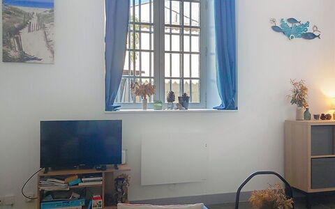 Le Couvent: Blue, Interior Design, Furniture, Lighting, Room, Floor, Living Room, Wood Stain, Chair