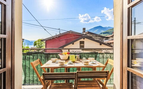 Beppe: Balcony, Porch, Flowerpot, Chair, Outdoor Furniture, Kitchen & Dining Room Table, Houseplant, Outdoor Table, Wood Stain, Eco Hotel