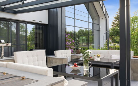 Luxury Retreat Resort: Furniture, Interior Design, Lighting, Chair, Table, Home, Couch, Floor, Living Room, Shade