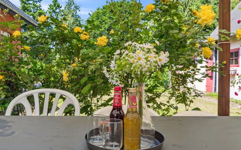 Marit - 1.5Km from the Sea: Roof, Home, Door, Cottage, Shade, Siding, Yard, Estate, Backyard