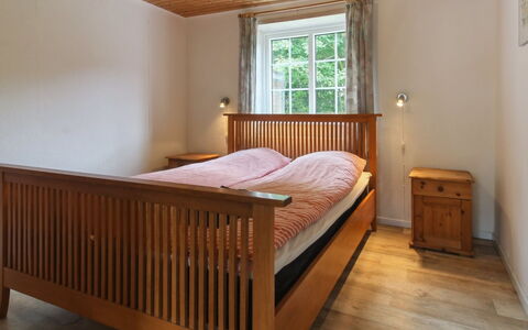 Henrieke - 10Km from the Sea: Bed, Furniture, Bedroom, Wood, Bedding, Floor, Flooring, Bed Sheet, Interior Design, Bed Frame