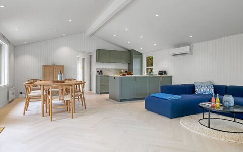 Talvikki - 1.2Km from the Sea: Flooring, Interior Design, Floor, Wood, Furniture, Ceiling, Wood Flooring, Living Room, Room, Laminate Flooring