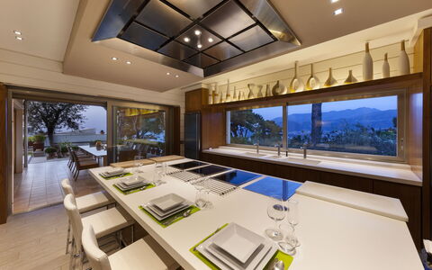 Villantonella: Interior Design, Kitchen, Furniture, Ceiling, Flooring, Lighting, Countertop, Home, Architecture, Floor