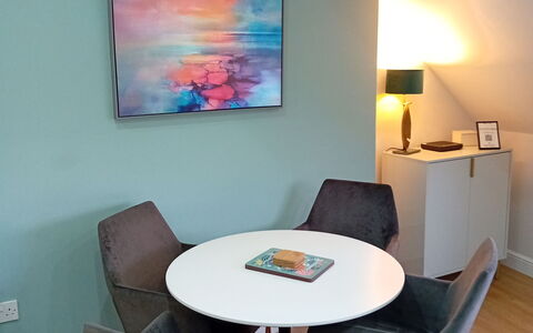 Harrogate 608: Furniture, Interior Design, Floor, Flooring, Room, Picture Frame, Living Room, Chair, Paint