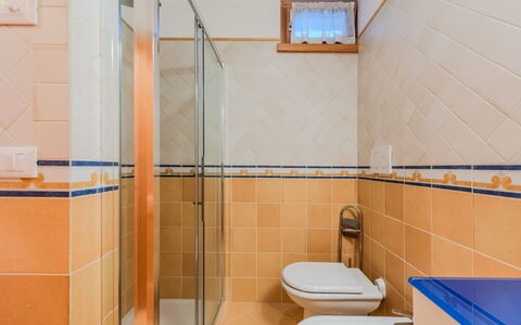 Terme di Comano 104: Flooring, Plumbing Fixture, Floor, Interior Design, Bathroom, Tile, Plumbing, Tap, Ceiling, Sink
