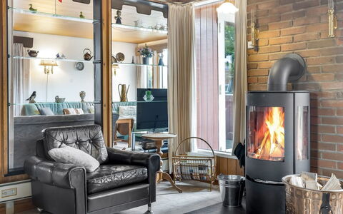Wiggi - 250M from the Sea: Furniture, Interior Design, Flooring, Living Room, Lighting, Floor, Home, Chair, Room, Wood Flooring