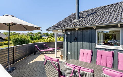 Rosamunde - 700M from the Sea: Roof, House, Home, Cottage, Siding, Estate, Driveway, Garden Buildings, Yard, Shed
