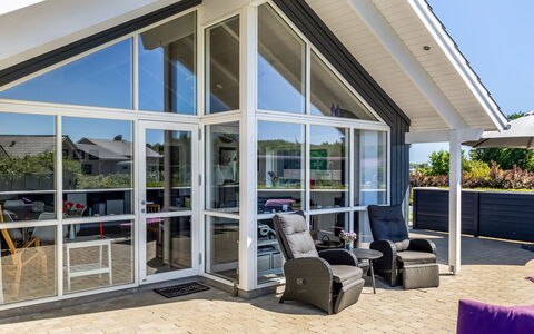 Rosamunde - 700M from the Sea: Roof, House, Home, Cottage, Siding, Estate, Driveway, Garden Buildings, Yard, Shed