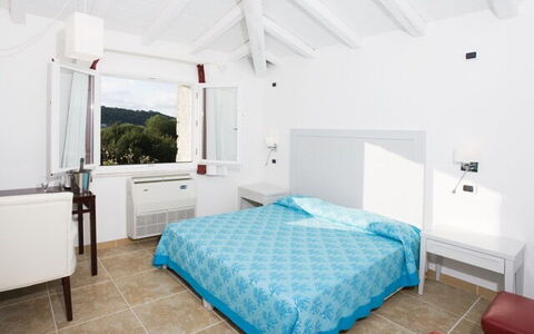 Villa Leccio 1: Furniture, Home, Bedroom, Apartment, Bed, Resort, Hotel, Bedding, Bed Frame, Chair