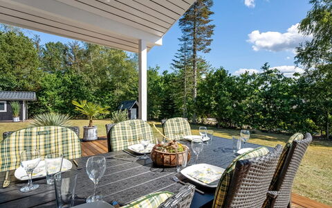 Lillebror - 7Km from the Sea: Cottage, Backyard, Yard, Garden Buildings, Shed, Siding, Outdoor Furniture, Log Cabin, Outdoor Structure, Shack