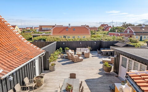 Albine - 150M from the Sea: Sky, Roof, Home, Residential Area, House, Cottage, Estate, Eco Hotel, Slope, Shade