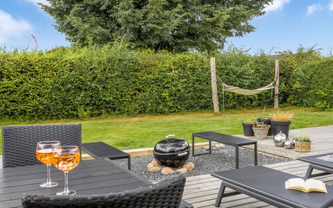 Adia - 500M from the Sea: Furniture, Outdoor Furniture, Tableware, Table, Drinkware, Chair, Outdoor Table, Food, Bottle