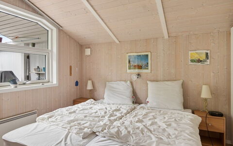 Rikhard - 175M to the Fjord: Wood, Bedroom, Interior Design, Floor, Home, Bed, Ceiling, Furniture, Bed Sheet, Door