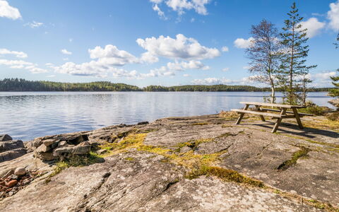 Riihiranta: Sky, Blue, Water, Water Resources, Body Of Water, Natural Environment, Nature, Natural Landscape, Cloud, Rock