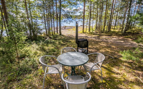 Riihiranta: Outdoor Table, Outdoor Furniture, Woodland, Chair, Bicycle, Backyard, State Park