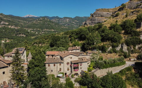 Agriturismo Arcera Apartments: Mountainous Landforms, Mountain, Hill, Highland, House, Landscape, Mountain Range, Rural Area, Human Settlement, Village