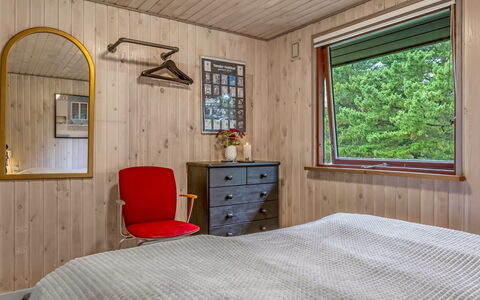 Tole - 2Km from the Sea: Bedroom, Interior Design, Bed, Wood, Furniture, Flooring, Ceiling, Bed Sheet, Floor, Room