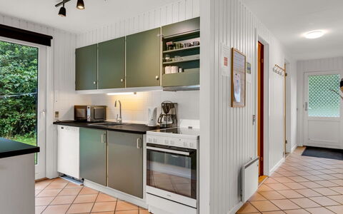 Ilsebet - 30Km from the Sea: Kitchen, Kitchen Appliance, Major Appliance, Countertop, Interior Design, Wood, Flooring, Ceiling, Cabinetry, Home Appliance