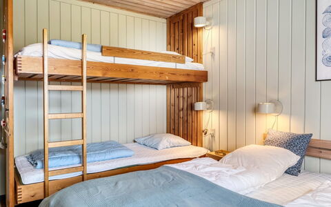 Enwald - 700M from the Sea: Bed, Bedroom, Bed Sheet, Bedding, Interior Design, Wood, Furniture, Bunk Bed, Ceiling, Textile