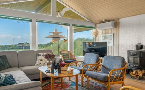 Myrna - 250M from the Sea: Furniture, Interior Design, Ceiling, Home, Living Room, Chair, Couch, Light Fixture, Shade