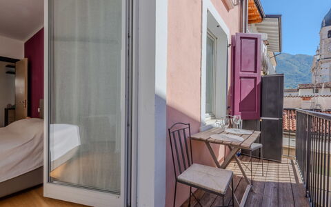 Virginia: Floor, Home, Pink, Apartment, Wood Stain, Balcony, Hardwood, Chair, Linens, Wood Flooring