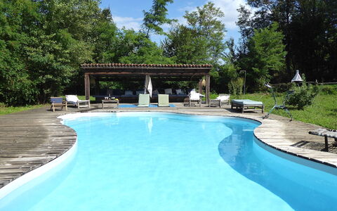 Villa Poggio Zucchino, Pool, Wellness, Piacenza: Swimming Pool, Water, Furniture, Outdoor Furniture, Resort, Leisure, Chair, Shade, Composite Material, Eco Hotel