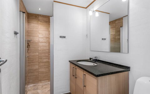 Talitha - 40M from the Sea: Plumbing Fixture, Flooring, Interior Design, Sink, Bathroom, Floor, Bathroom Sink, Tap, Bathroom Cabinet, Plumbing