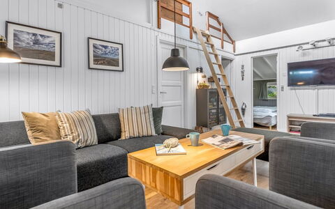 Effy - 600M from the Sea: Roof, House, Home, Cottage, Door, Siding, Deck, Porch, Plank, Hardwood