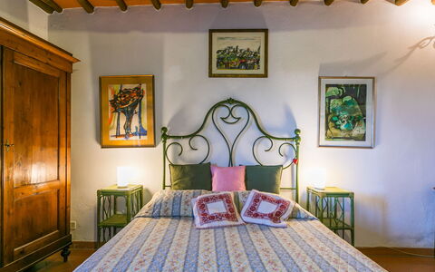 Ridaldi: Bedroom, Furniture, Interior Design, Bed, Bedding, Bed Sheet, Bed Frame, Ceiling, Linens, Room