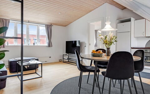 Edel - 250M from the Sea: Furniture, Interior Design, Flooring, Wood, Ceiling, Floor, Light Fixture, Home, Living Room, Table